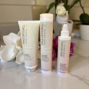 Paul Mitchell Cleans Beauty Everyday Shampoo Conditioner Leave In Treatment